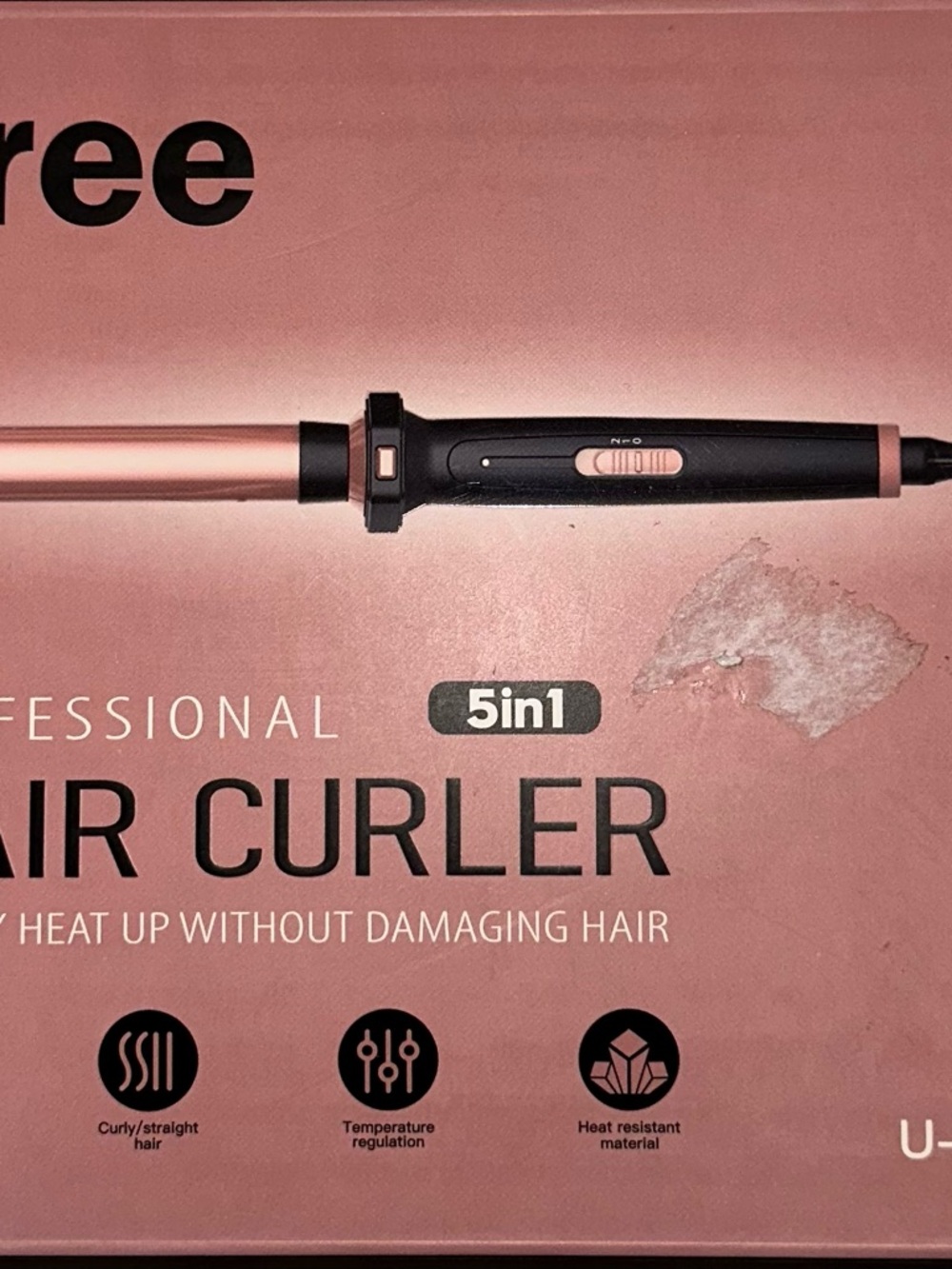 Professional 5 in 1 Curling Wand & Flat Iron Straightener * Brand New 🆕 - Picture 7 of 7